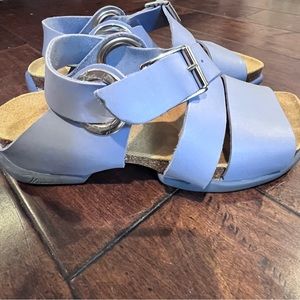 John Fluevog lavender sandals